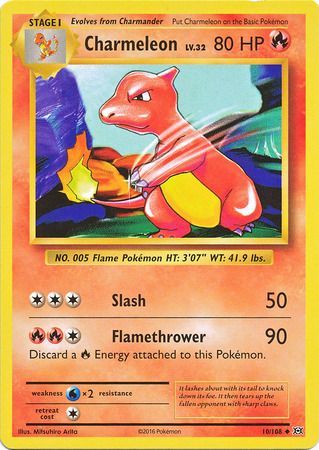 Charmeleon 10/108 - Evolutions - Normal