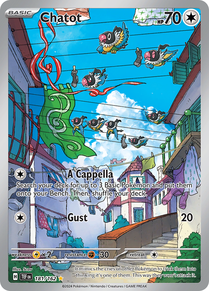 Chatot 181/162 - Temporal Forces - Holofoil