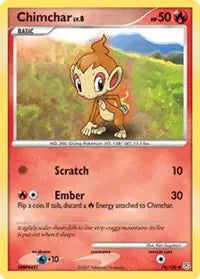 Chimchar Lv.8 76/130 - Diamond & Pearl - Normal