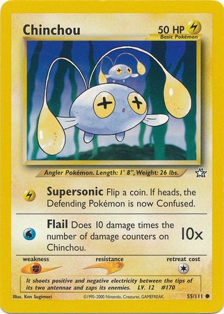 Chinchou 55/111 - Neo Genesis (Unlimited) - Normal