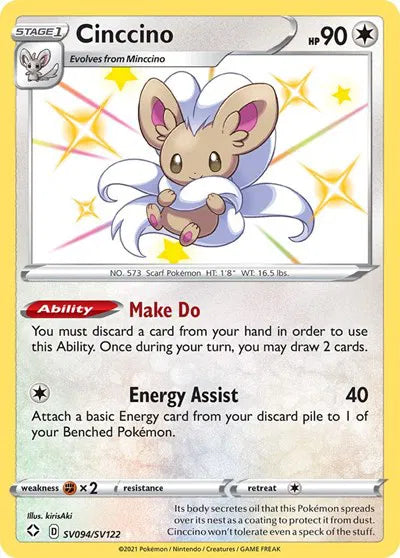 Cinccino SV094/SV122 - Shining Fates: Shiny Vault - Holofoil