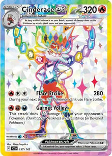 Cinderace ex 157/142 - Stellar Crown - Holofoil