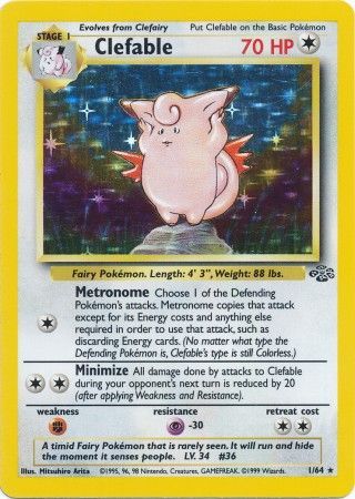 Clefable 1/64 - Jungle (Unlimited) - Holofoil