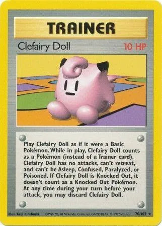 Clefairy Doll (NL) 70/102 - Base Set (Unlimited) - Normal