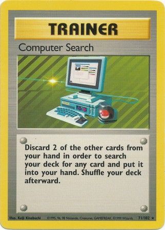 Computer Search 71/102 - Base Set (Unlimited) - Normal