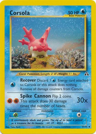 Corsola 37/75 - Neo Discovery (Unlimited) - Normal