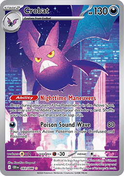 Crobat 093/086 - Chaos Rising - Holofoil