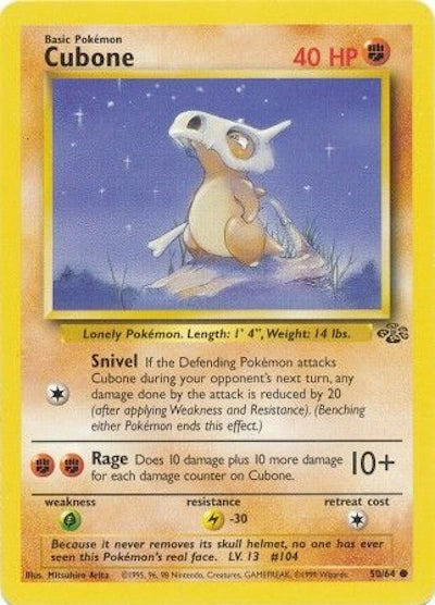 Cubone 50/64 – Dschungel (Unbegrenzt) – Normal