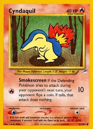 Cyndaquil 61/105 – Neo Destiny (Unbegrenzt) – Normal