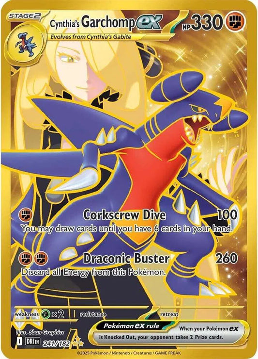 Cynthia's Garchomp ex 241/182 - Destined Rivals - Holofoil