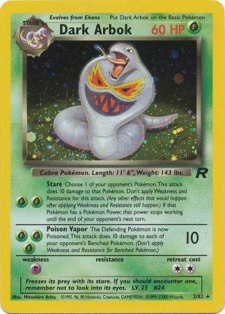 Dark Arbok 2/82 - Team Rocket (Unlimited) - Holofoil