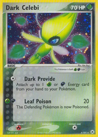 Dark Celebi 4/101 - EX Hidden Legends - Holofoil