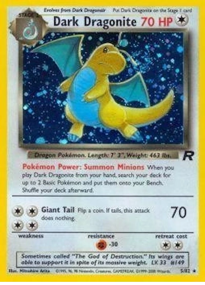 Dark Dragonite 5/82 - Team Rocket (Unlimited) - Holofoil