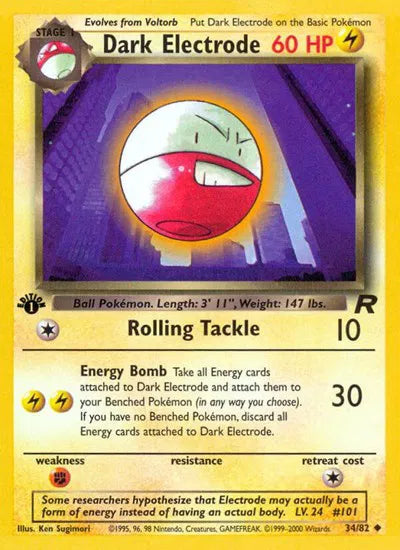 Dark Electrode 34/82 – Team Rocket (Unbegrenzt) – Normal