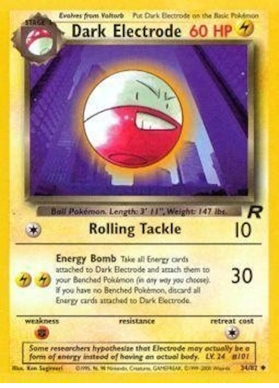 Dark Electrode 34/82 – Team Rocket (Unbegrenzt) – Normal