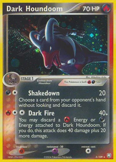 Dark Houndoom 5/109 - EX Team Rocket Returns - Holofoil
