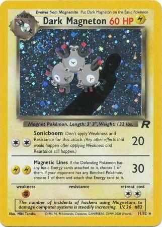 Dark Magneton 11/82 - Team Rocket (Unlimited) - Holofoil