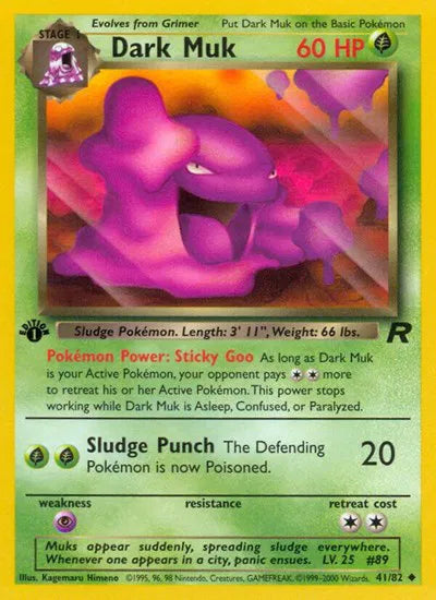 Dark Muk 41/82 - Team Rocket (1st Edition) - Normal