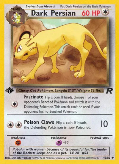 Dark Persian 42/82 – Team Rocket (Unbegrenzt) – Normal