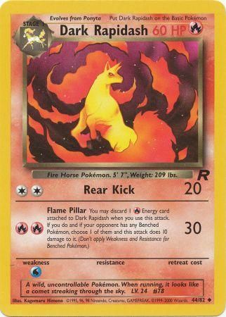 Dark Rapidash 44/82 - Team Rocket (Unlimited) - Normal