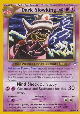 Dark Slowking 20/105 – Neo Destiny (Unbegrenzt) – Normal