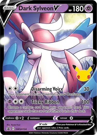 Dark Sylveon V SWSH134 - Sword & Shield Promo - Holofoil