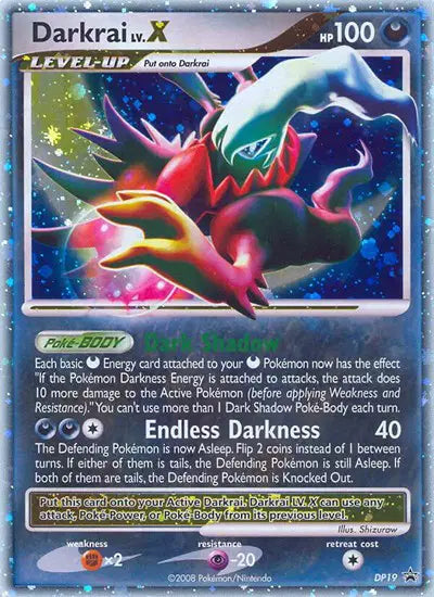 Darkrai Lv.X DP19 - Diamond and Pearl Promos - Holofoil
