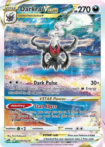 Darkrai VSTAR GG50/GG70 - Crown Zenith: Galarian Gallery - Holofoil