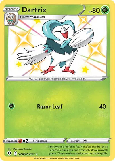 Dartrix SV002/SV122 - Shining Fates: Shiny Vault - Holofoil