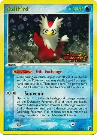 Delibird 21/109 - EX Team Rocket Returns - Reverse Holofoil