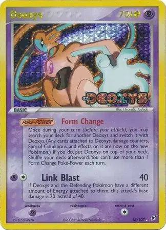 Deoxys 16/107 - EX Deoxys - Reverse Holofoil
