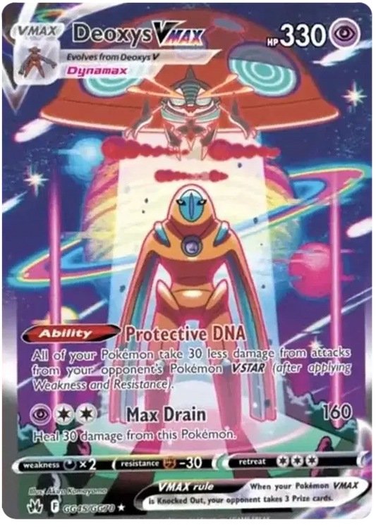 Deoxys VMAX GG45/GG70 - Crown Zenith: Galarian Gallery - Holofoil