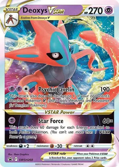 Deoxys VSTAR SWSH268 - Sword & Shield Promo - Holofoil