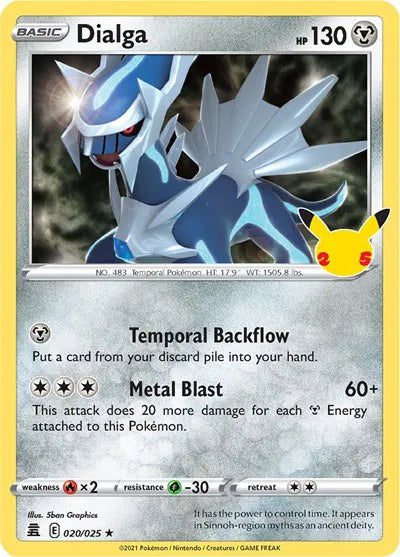 Dialga 020/025 - Celebrations - Holofoil