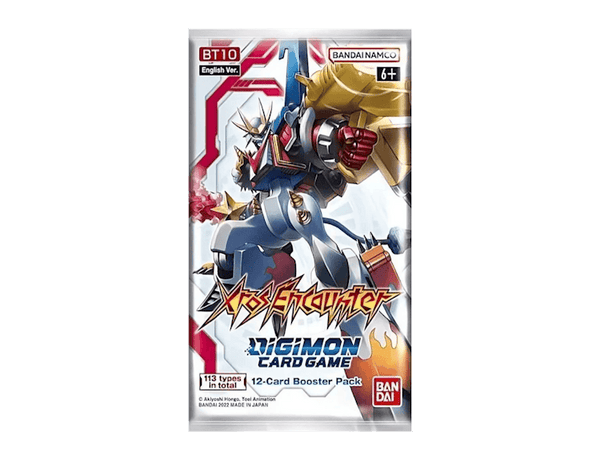 digimon bt10 booster box TCG Xros Encounter: Pack Egg Card and an Sleeves:Temporal Extortion Complete Custom Deck for Gem Pack