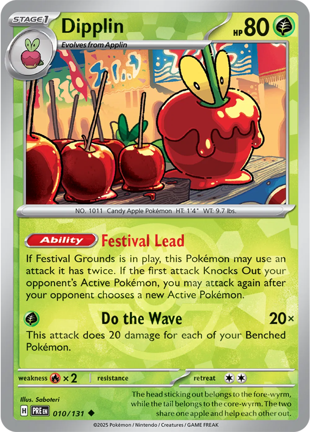 Dipplin 010/131 - Prismatic Evolutions - Master Ball Pattern