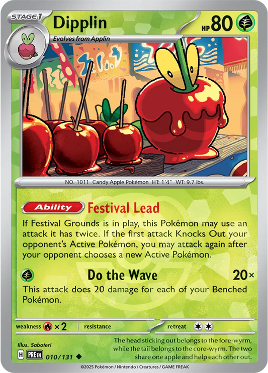 Dipplin 010/131 - Prismatic Evolutions - Master Ball Pattern