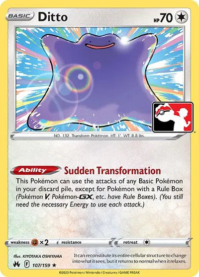 Ditto 107/159 - Prize Pack Series One - Normal