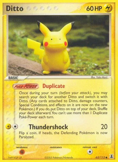 Ditto 63/113 - EX Delta Species - Normal