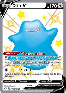 Ditto V SV118/SV122 - Shining Fates: Shiny Vault - Holofoil