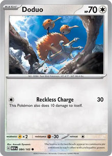Doduo 084/165 - Scarlet & Violet 151 - Reverse Holofoil