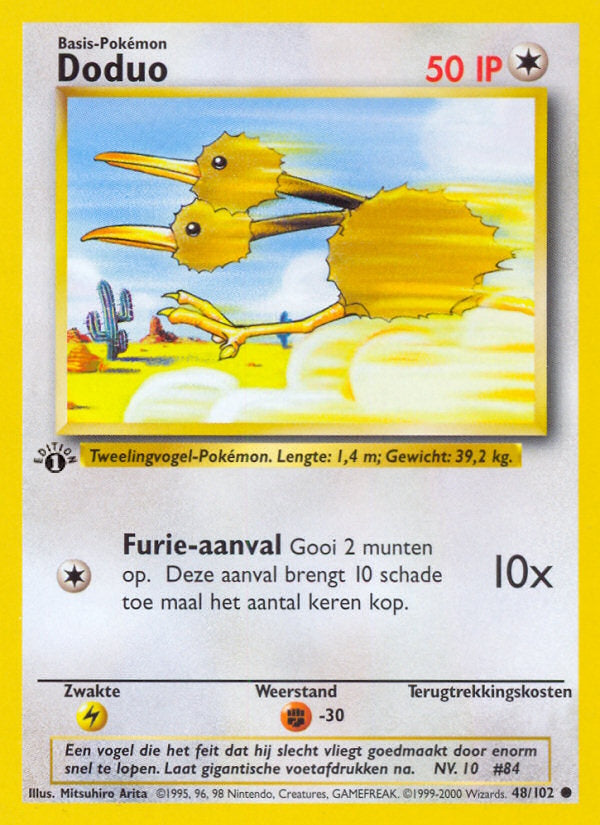 Doduo (NL) 48/102 - Base Set (1st Edition) - Normal
