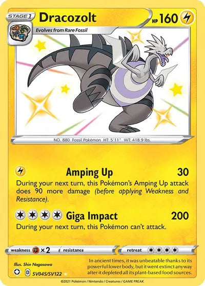 Dracozolt SV045/SV122 - Shining Fates: Shiny Vault - Holofoil