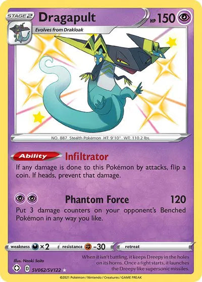 Dragapult SV062/SV122 - Shining Fates: Shiny Vault - Holofoil