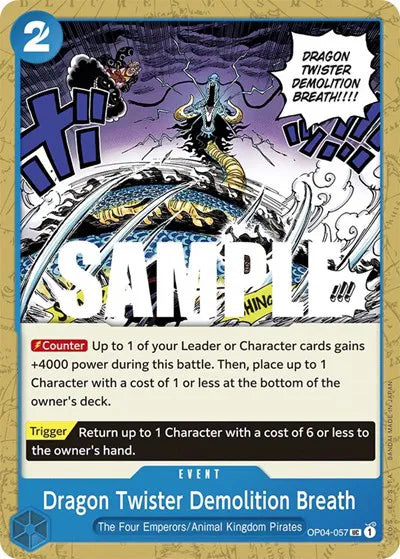 Dragon Twister Demolition Breath OP04-057 - Kingdoms of Intrigue - Normal
