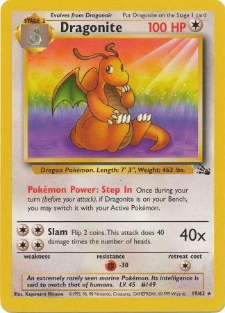 Dragonite 19/62 - Fossil (Unlimited) - Normal