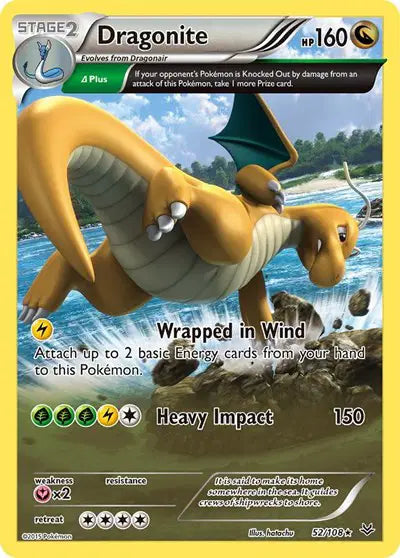 Dragonite 52/108 - Roaring Skies - Reverse Holofoil