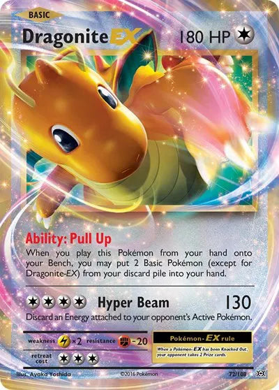 Dragonite EX 72/108 - Evolutions - Holofoil