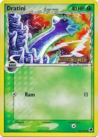 Dratini 46/101 - EX Dragon Frontiers - Reverse Holofoil