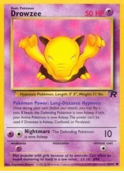Drowzee 54/82 – Team Rocket (Unbegrenzt) – Normal